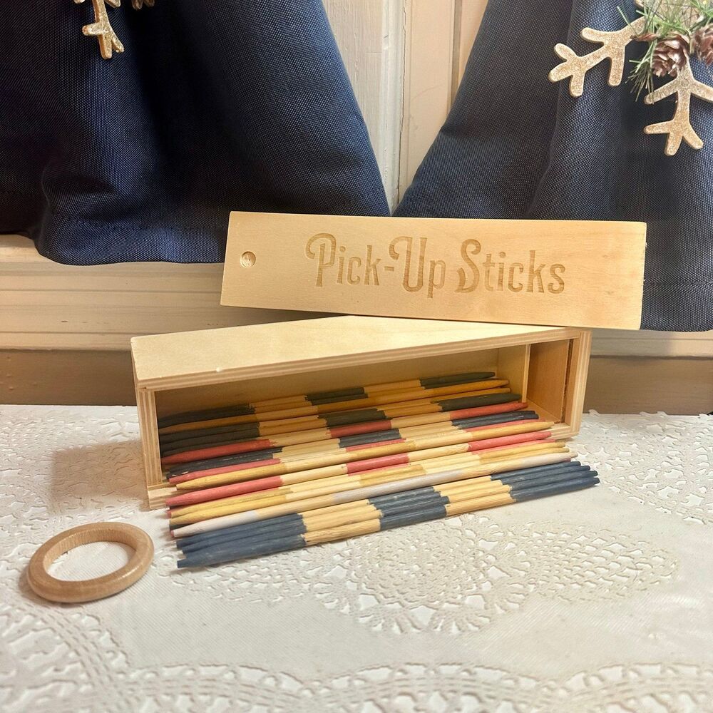 Hearth and Hand Pick Up Sticks Wooden Game